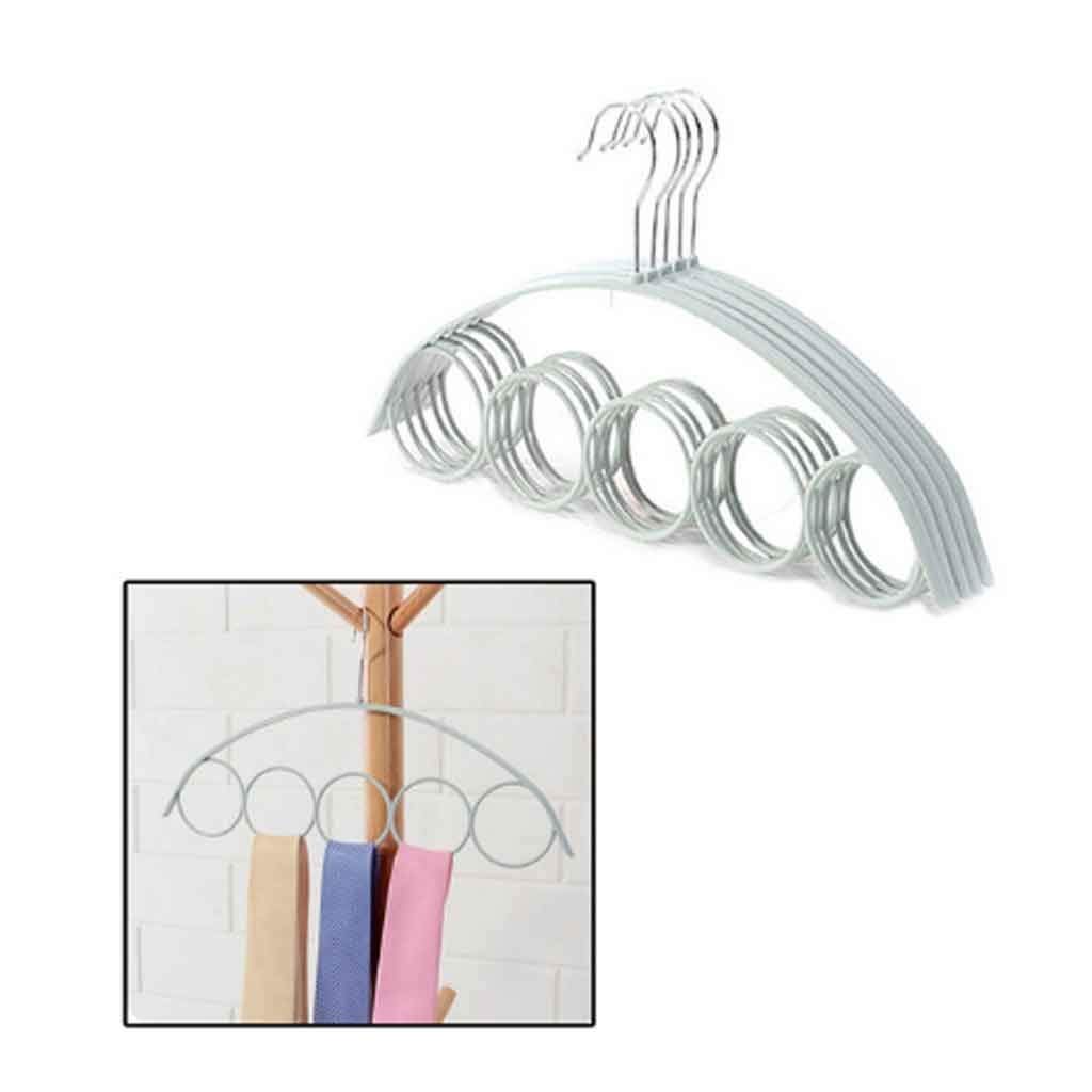 MOBYGKFY 1PC Fashion Clothes Hanger Organizer Space Saving Hanger Multi-function Folding Magic Hanger Drying Racks Scarf Clothes(Vert)