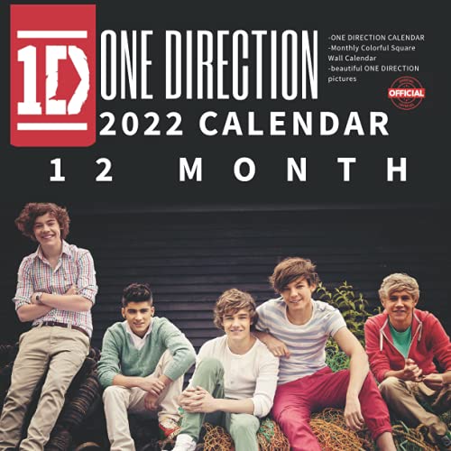 2022 ONE DIRECTION Calendar: OFFICIAL ONE direction wall Calendar 2022 With Notes Section,Monthly Square Calendar From January to December 2022 With 13 Exclusive One direction boys Photoshoots