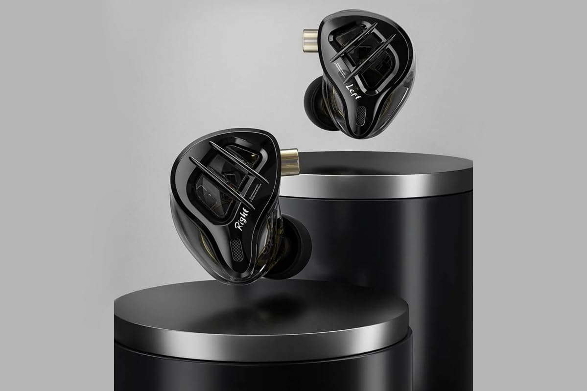 KZ ZAR In-Ear Kopfhörer Mit Mikrofon – 1DD+7BA Hybrid-Sound Für Audiophile