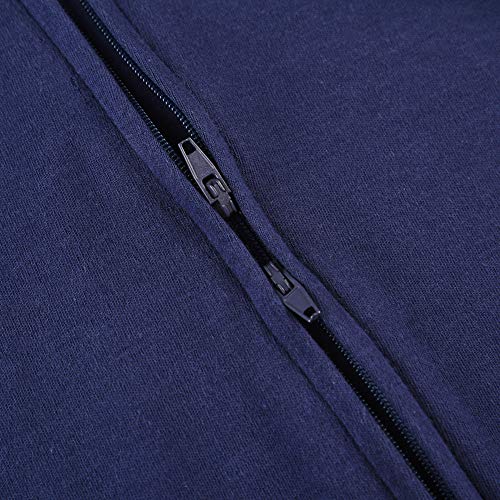 Aablexema Baby Footed Pajamas with Mitten Cuffs - Unisex Newborn Infant 2 Ways Zipper Cotton Footie Pjs4