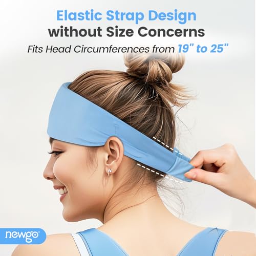 Image of NEWGO Head Ice Pack Wrap, Reusable Gel Ice Pack for Migraine | Hot and Cold Therapy, Ice Wrap for Headache, Hangover, Stress & Tension Soothing Relief