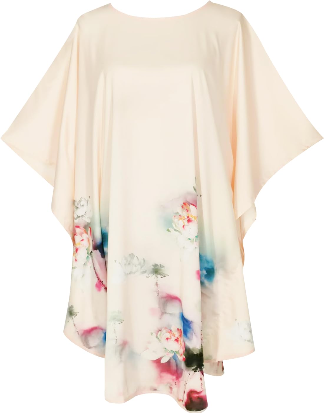 Pajamas Bathrobe Pajamas Kimono Robes Classic Bat Sleeves - Flower Pattern