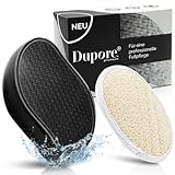 DUPORE ® 3in1 Nano Glas Hornhautentferner Nass & Trocken - Hochwirksam Hornhaut entfernen Für Fuss, Hand & Ellbogen - Hornhautfeile - Fußfeile - Professionelle Fußpflege + GRATIS Peeling Schwamm