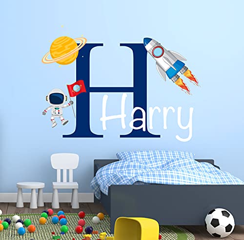 Vinilo Decorativo Cohete para Pared 28"W x 22"H miniatura 2
