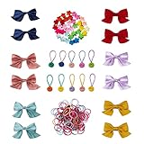 Baby Hair Accessories - Baby Hair Clips /Baby Hair Ties /Baby Bows/Flower Clips, 158 PCS Hair Access