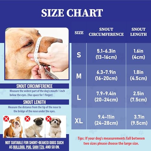 Image of Evollax Muzzle for Small Dog - Soft Air Mesh XS Dog Muzzle for Small Dogs | Perfect for Barking and Biting Prevention | Puppy Mussels for Grooming Allows Panting & Drinking