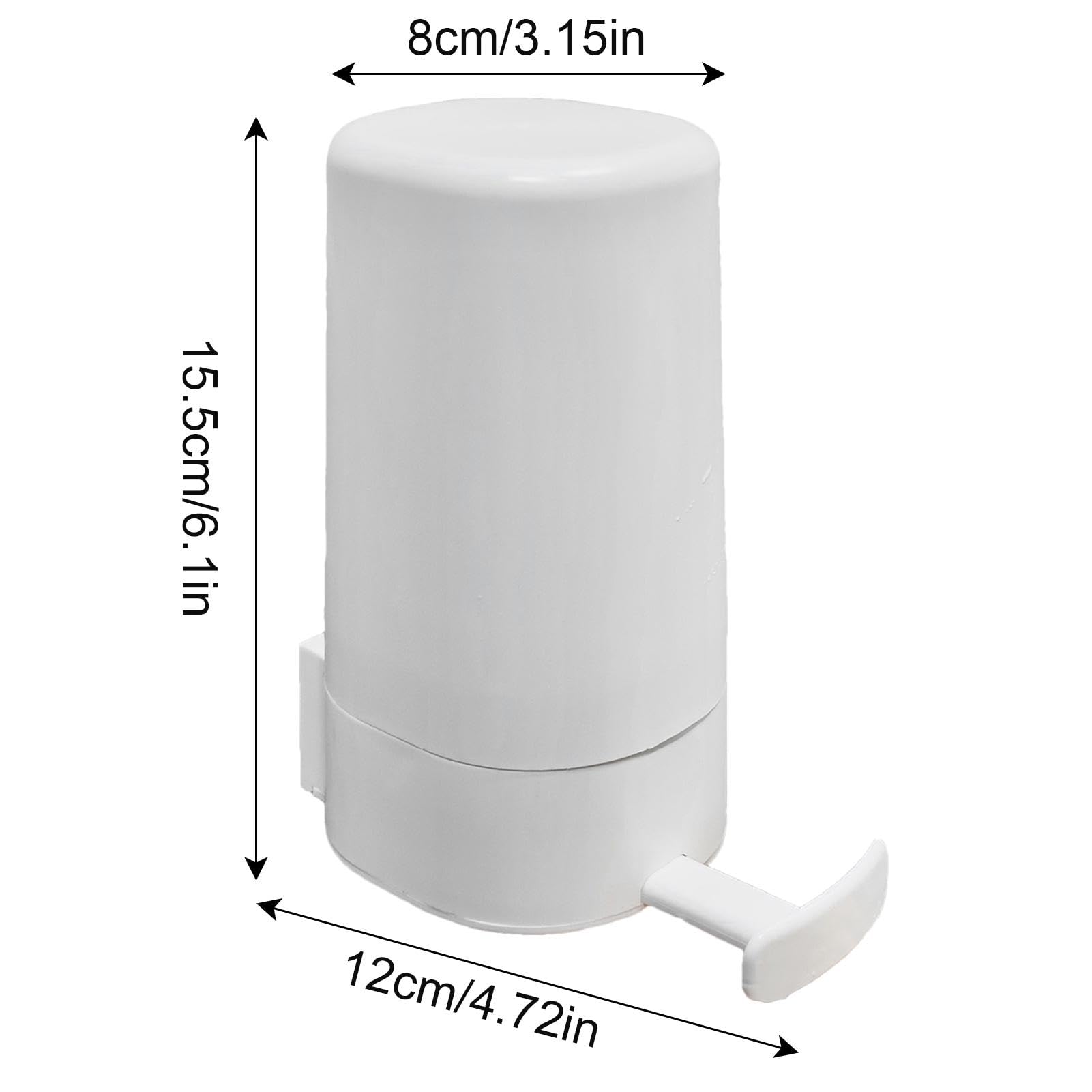 Zeepmolen, vast zeepdispenser, handzeep, zonder boren
