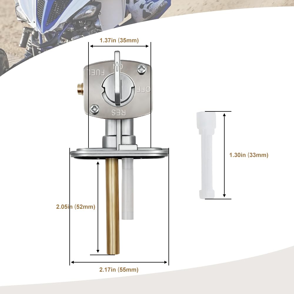 Kawasaki Bayou 220 Plastics Fuel Gas Tank Petcock Valve Switch For Kawasaki Bayou 220 KLF220 KLF300 KLF400 E Kawasaki Bayou 300 Fuel Tank - Foto 7