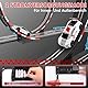 Charmofun Autorennbahn Elektrisches Slot Car für Kinder, 1:43 Autobahn Rennstrecke Auto Spielzeug 2 Slot Cars Zubehör Elektrische Rennbahn, Elektrisches Rennwagenset Geschenke für Mädchen Jungen 6-12