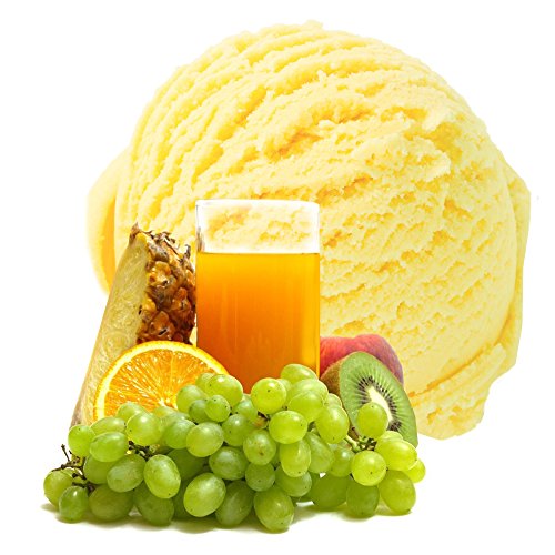 Multivitamin Geschmack 1 Kg Gino Gelati Eispulver für Fruchteis Softeispulver Speiseeispulver