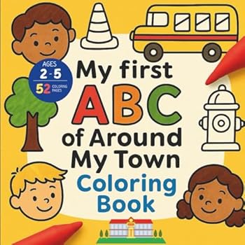 Paperback ABC of Around My Town Book