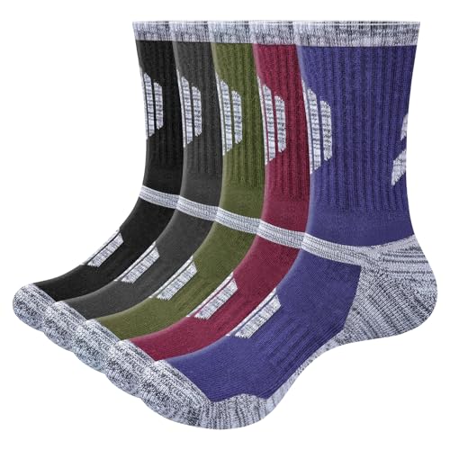 Chaussettes de travail anti-ampoules lot de 5 paires de chaussettes en coton respirant