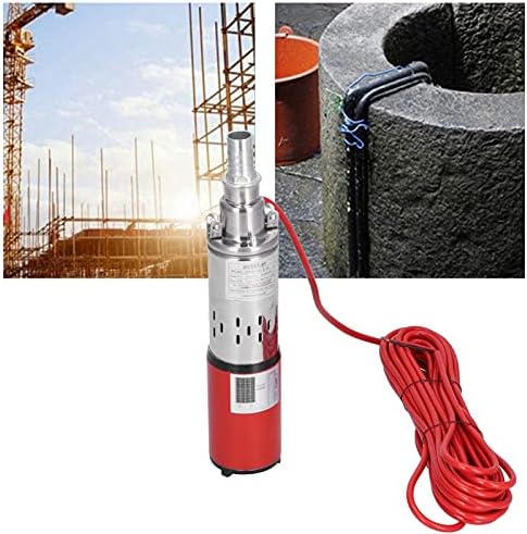 Miniatura 5 de Bomba solar de acero inoxidable de 12 V DC Bomba sumergible para pozos profundos Bomba de tornillo solar Bomba sumergible de pozo de tornillo alto
