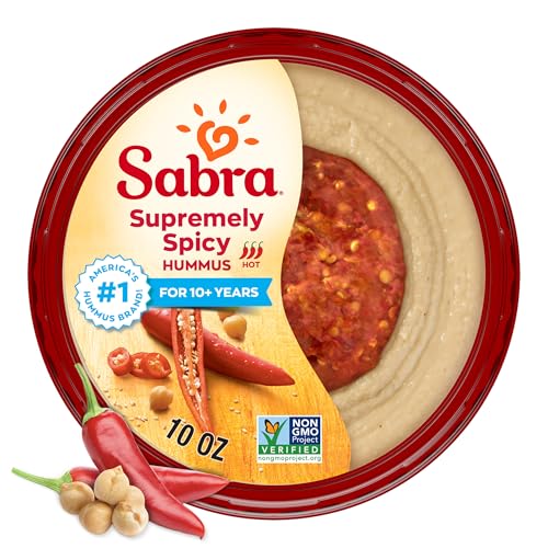 Sabra Supremely Spicy Hummus, 10 Oz Tub
