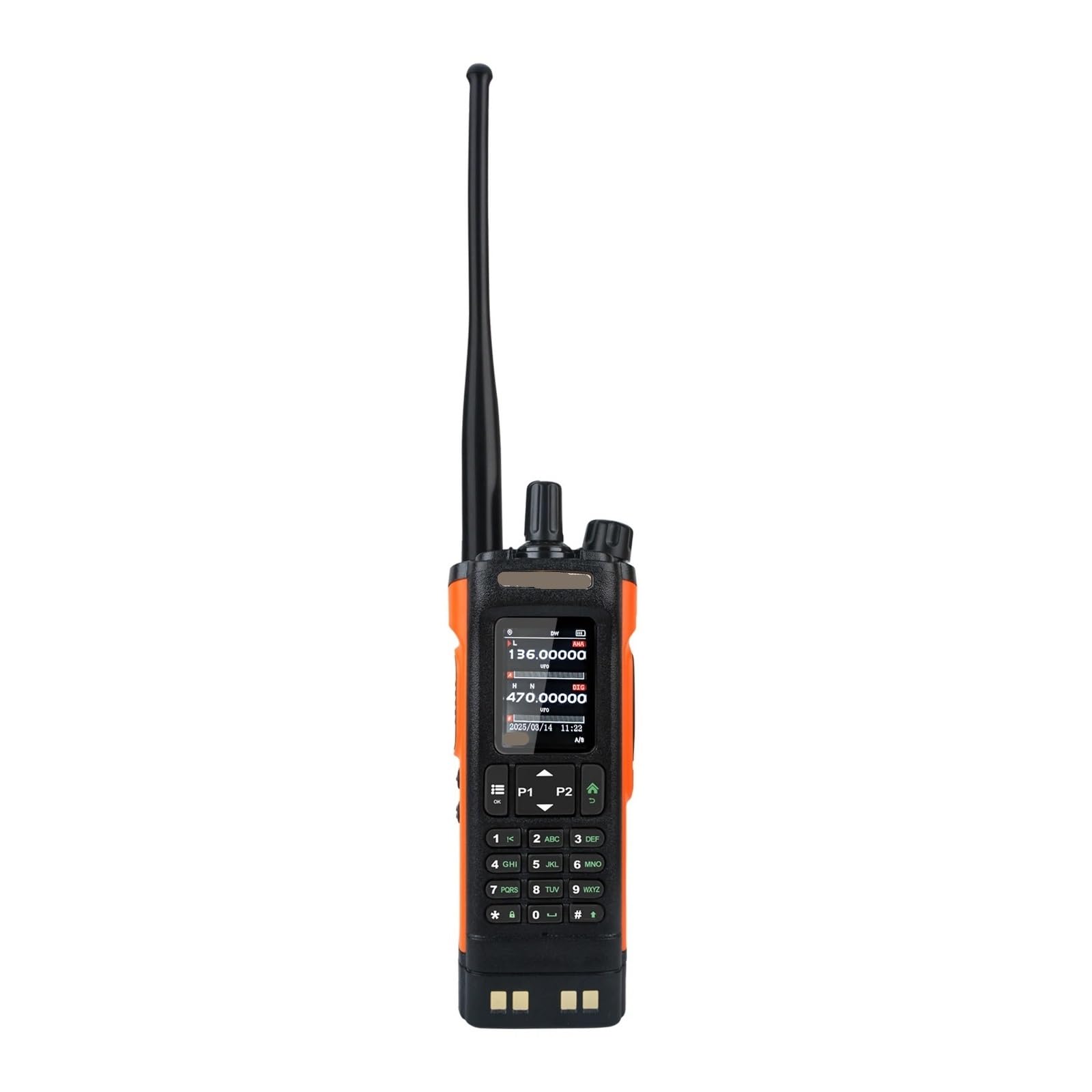 Walkie talkie DMR para evitar pérdidas de señal con GPS y escucha aérea de alta sensibilidad