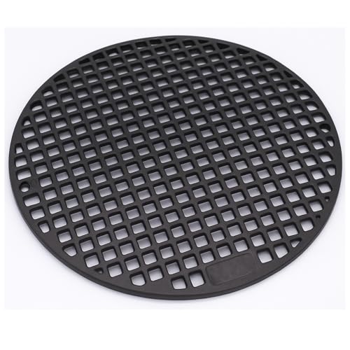 THINNGEN 11.8in Cast Iron Fire Grate, Round Fire Pit Grate