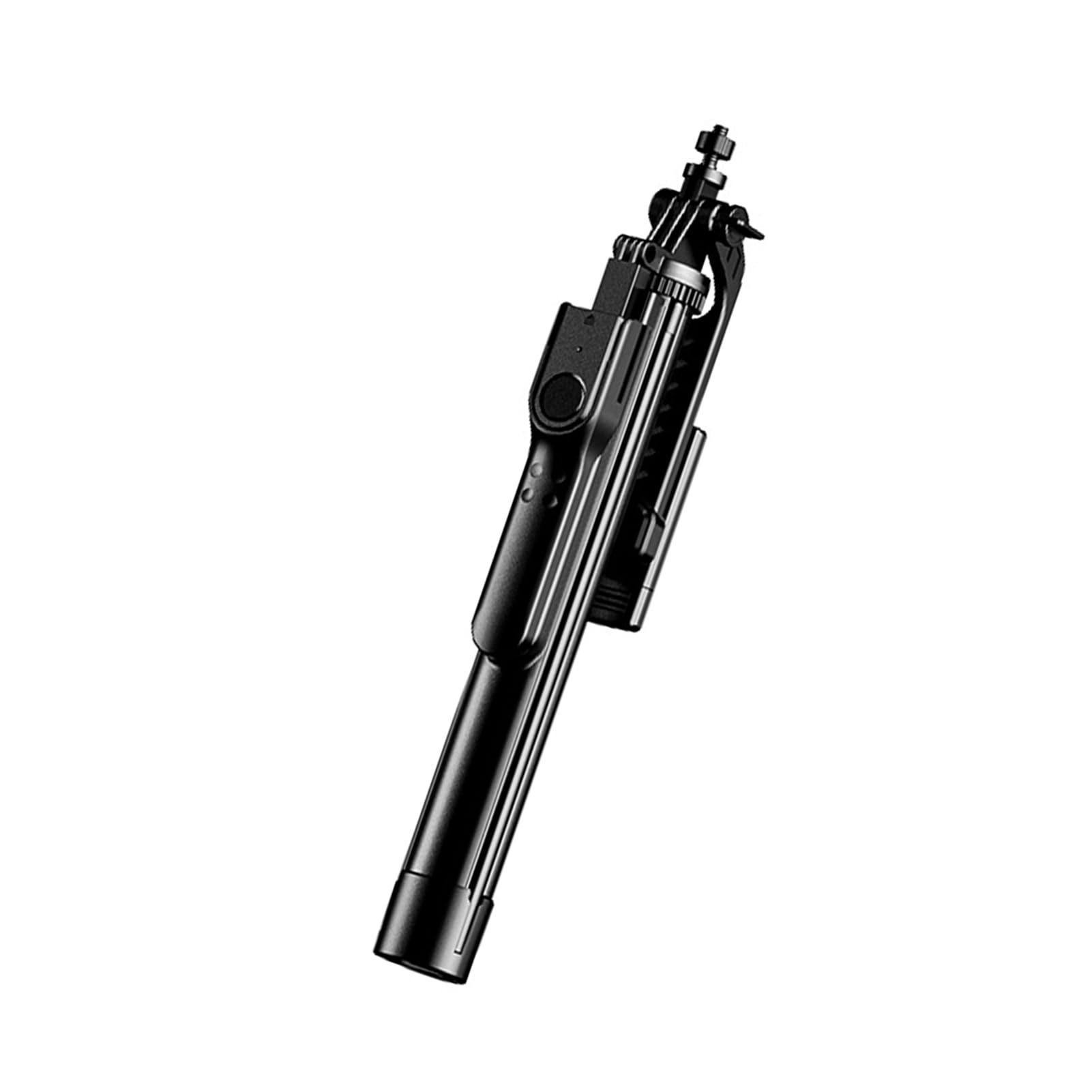 Cuifati Treppiede per Selfie Stick in Lega di Alluminio, Supporto Retrattile Leggero con Rotazione a 360° e Telecomando Wireless, Supporto per Telefono Anti-vibrazione per Fotografia di Smartphone,