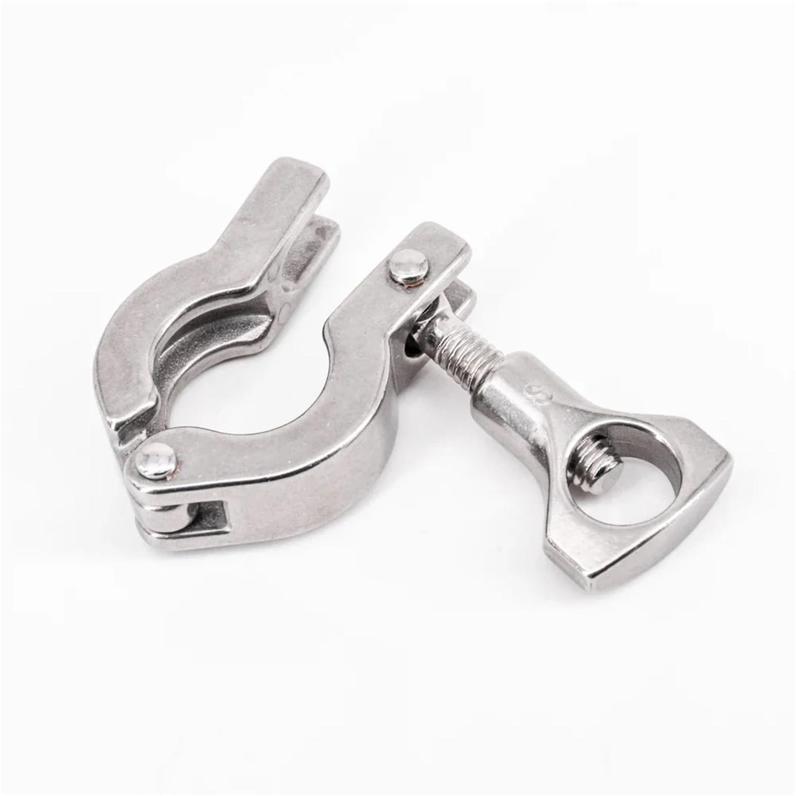 K25,4-119 mm, 1,3 cm, 1,9 cm, 2.5in, 3,8 cm, 5,1 cm, 6,3 cm, 7,6 cm, 10,2 cm, SUS 304, connettore per tubo in acciaio inox (K91 mm, 300 g)