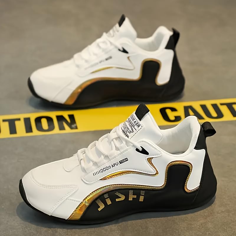 Striped Hiking Shoes Men's Casual Sneakers Plus Size3