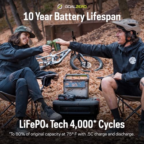 Image of Goal Zero Yeti Portable Power Station, Yeti 700, 677 Watt Hour LiFePO4 Battery, Water Resistant & Dustproof Solar Generator for Outdoors, Camping, Tailgating, & Home, Clean Renewable Off-Grid Power