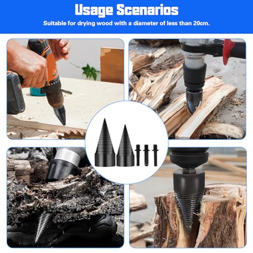 XhjzgcTech Firewood Splitter Drill Bit