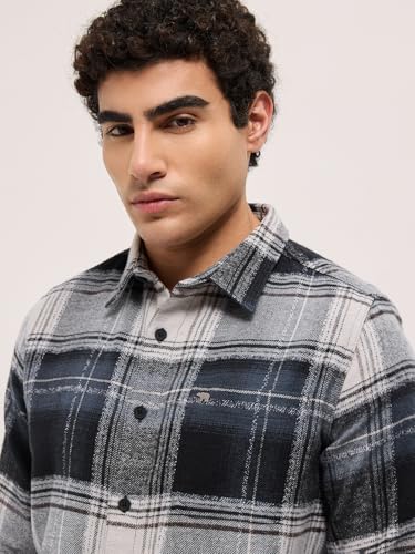 Image of THE Bear House Men's Printed Relaxed Fit Shirt