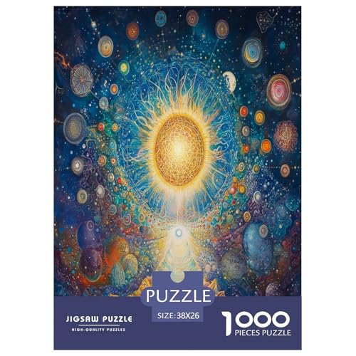 Puzzle de galaxia de 1000 piezas para noches de entretenimiento creativo en familia