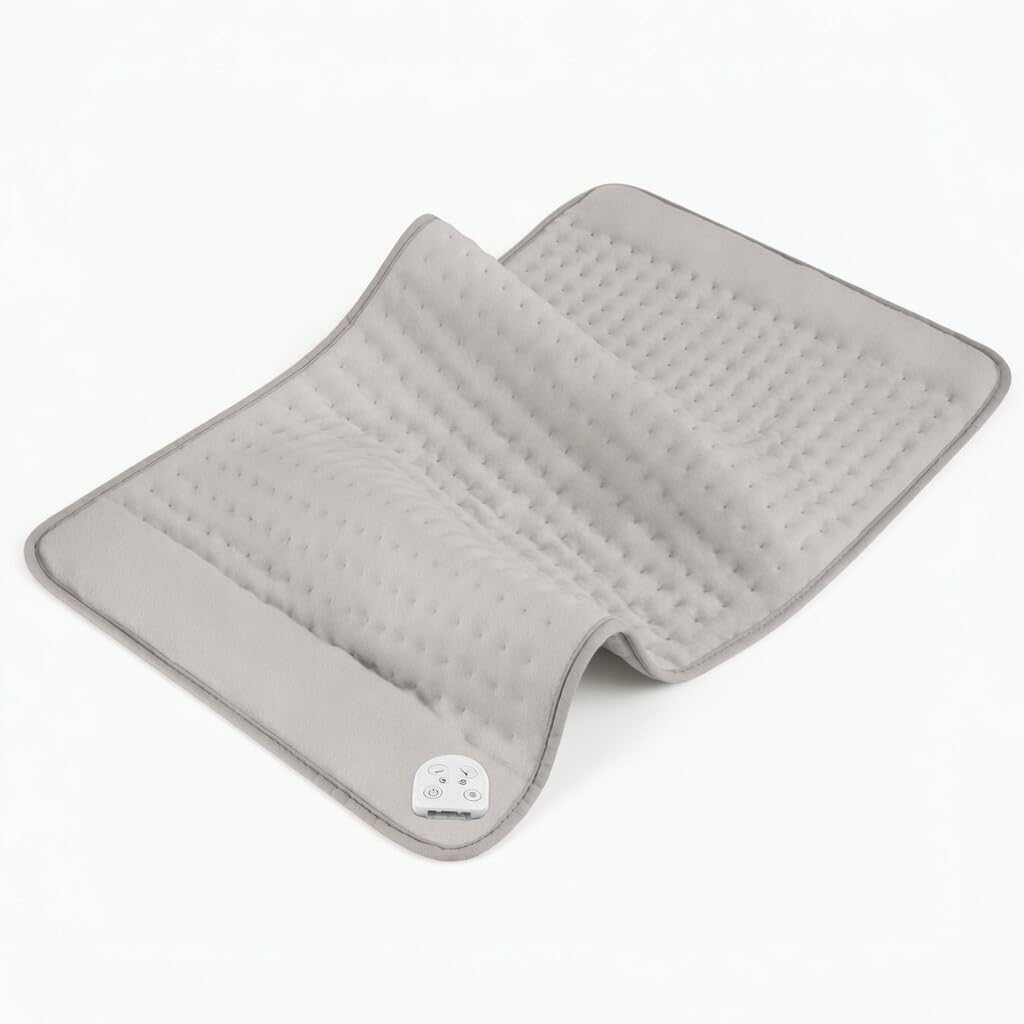 Electric Heating Pad for Women Period Cramps, Fast Heating Pad for Back Waist Legs Joint Pain Relief, 6 Heat 4 Timer, Auto Off, Dry Moist Heat, Washable Cover, Gifts for Mom Her Birthday Christmas