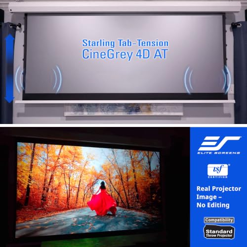 Image of Elite Screens 150 inch 16:9 Electric Motorized Projector Screen STT150XHD4AT