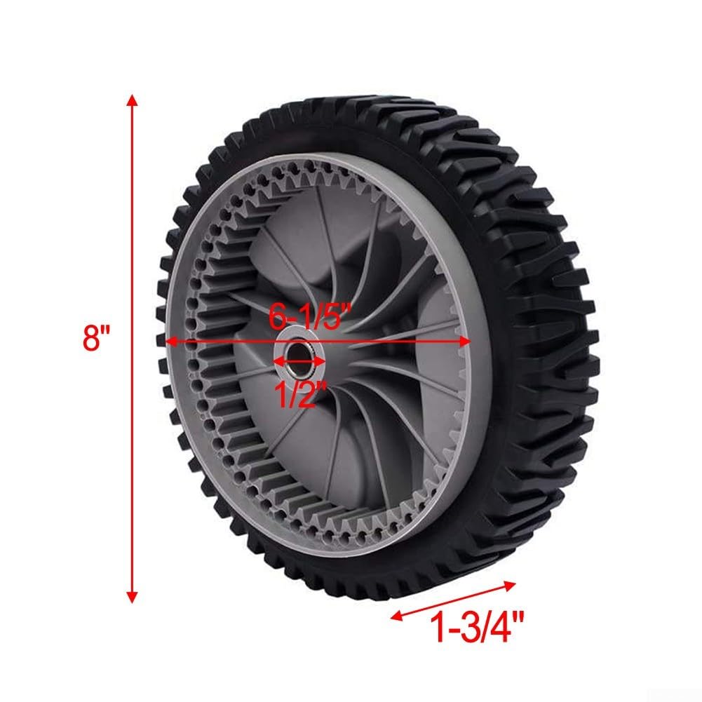 Ruedas delanteras para cortacésped, 8 pulgadas, 194231X460, 401274X460, 583719501, ruedas delanteras para cortacésped 3358133G 532402657, 2 piezas