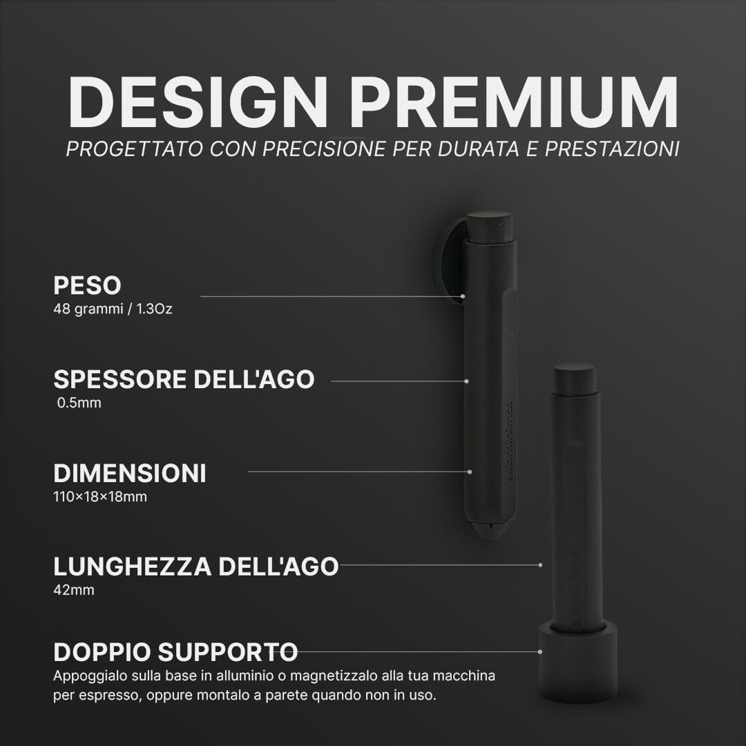 Subminimal WDT Tool, Strumento per la Distribuzione del Caffè, Ago Retrattile per Preparazione Espresso, Design Intuitivo e Sicuro, Cose utili per la Casa