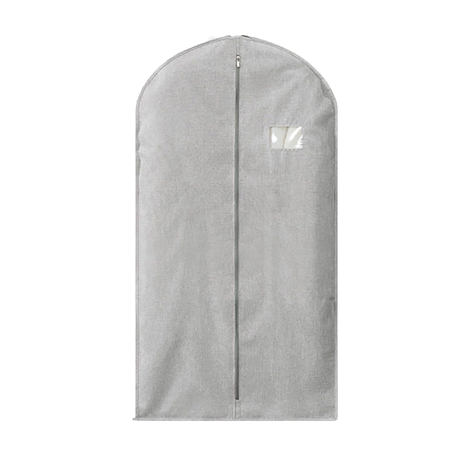 Garment Bags for Hanging Clothes, Suit Bags, Clothes Cover, Storing Coats, Silk Garments, and Knitwear(Gray,60 * 140cm/24 * 55in)