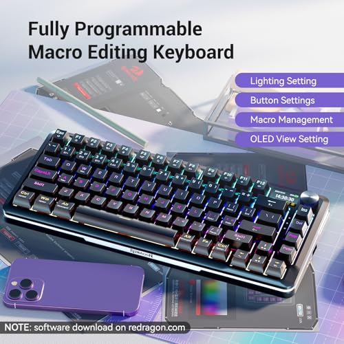 Image of Redragon mechanical gaming keyboard K708