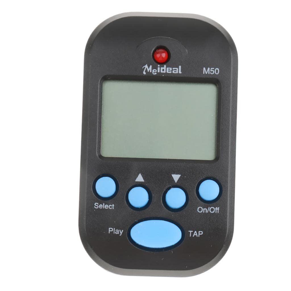 Portable Multi-Functional Mini M50 Digital LCD Beat Tempo Metronome Black|Musical Instruments & Gear | Equipment | Metronomes|1 X Metronome