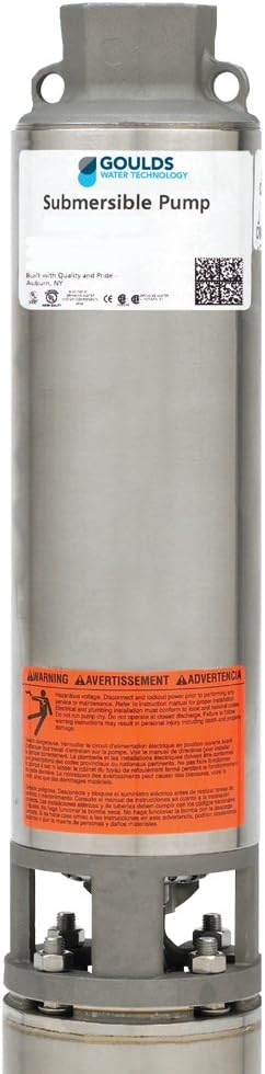 Goulds 18GS15412C Submersible Water Well Pump, 18 GPM, 1-1/2 HP, 11 Stages, 3 Wire, 230 V Control Box is INCLUDED.