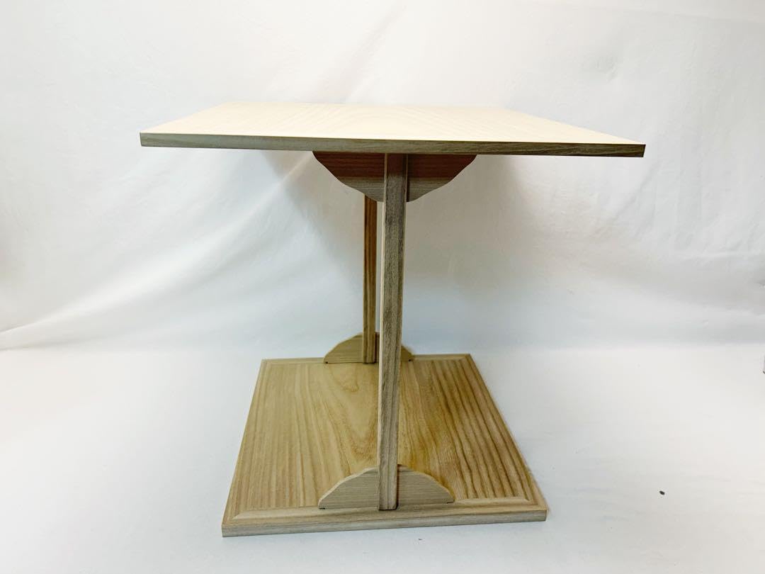 Amazon.co.jp: 茶道具 南斎作 桐木地 大四方棚 利休好写 組み立式 共箱