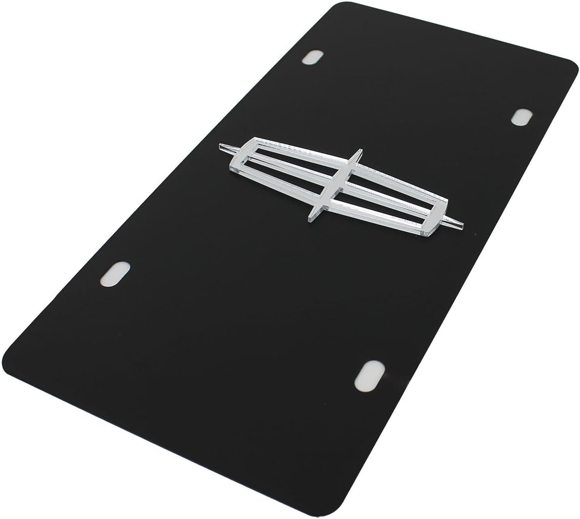 Eurosport Daytona, Inc. Logo On Carbon Stainless Steel License Plate for Lincoln