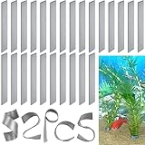 SANJHFF 52 Pcs Aquarium Plant Weights, Plant Weights for Fish Tank, Aquarium Plant Anchors, Aquarium Plant Weights for Live Plants, Stops Plants from Floating in The Aquarium.