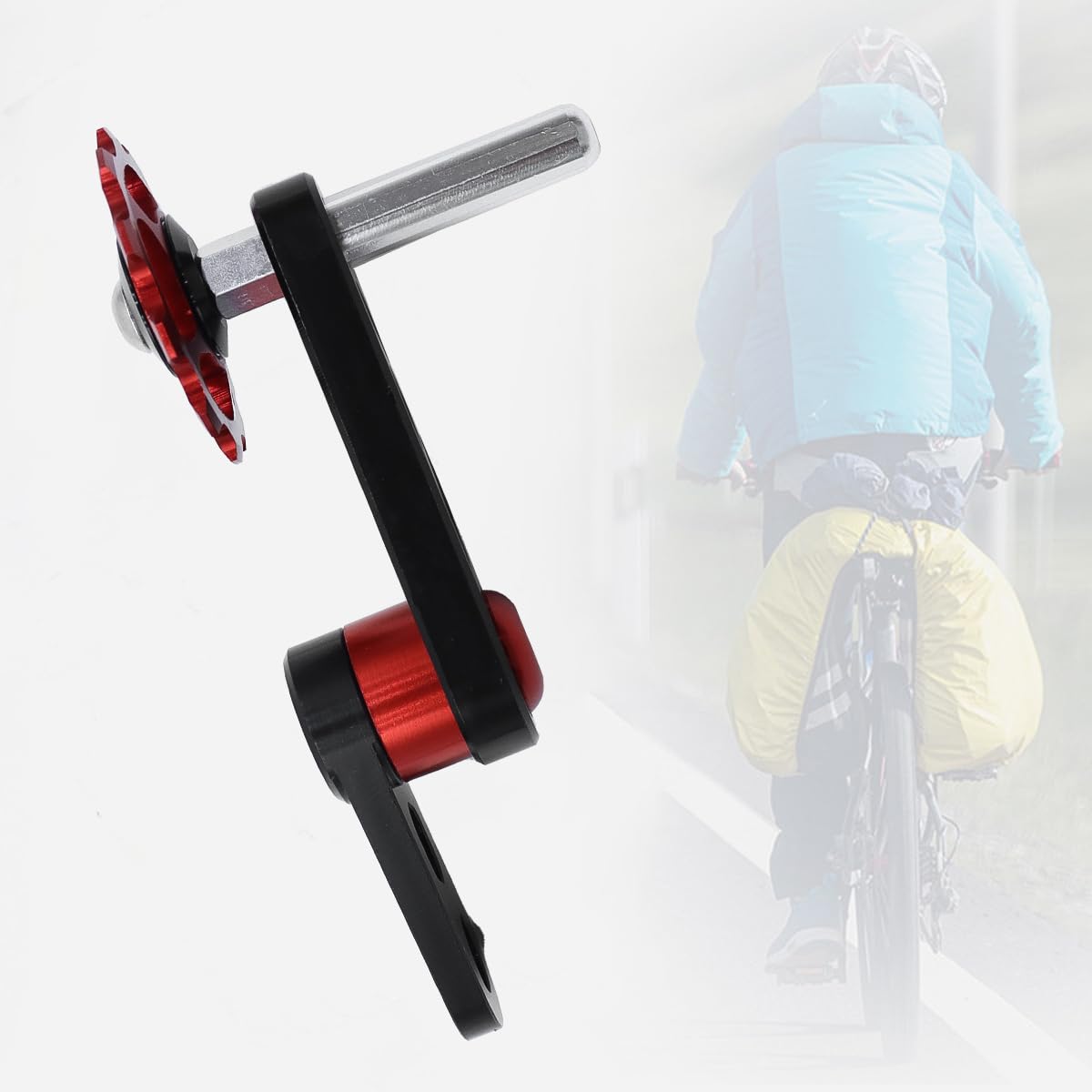 ANCLLO Fahrrad-Kettenspanner, Klapprad, Singlespeed-Konverter, Fahrrad-Schaltwerk-Ketten, Führung, Geschwindigkeitseinsteller, Zubehör Sport & Freizeit