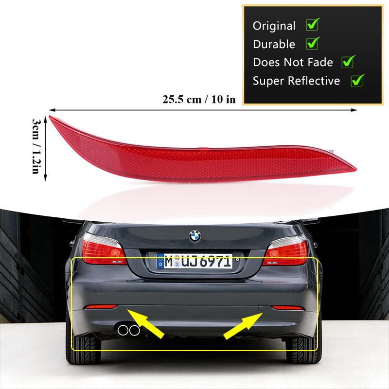 Réflecteur Catadioptre Pare-Chocs DROIT BMW SERIE 5 E60 E61 520d 525d 530d 530xd