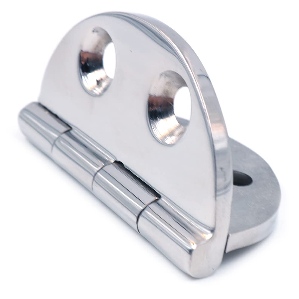 ZONADAH 316 Marine Stainless Steel Casting Hinge,65mmX63mm,3.8mm Thick, Door Hinge for Fishing Boat Yacht, RV, Folding Table - Image 3