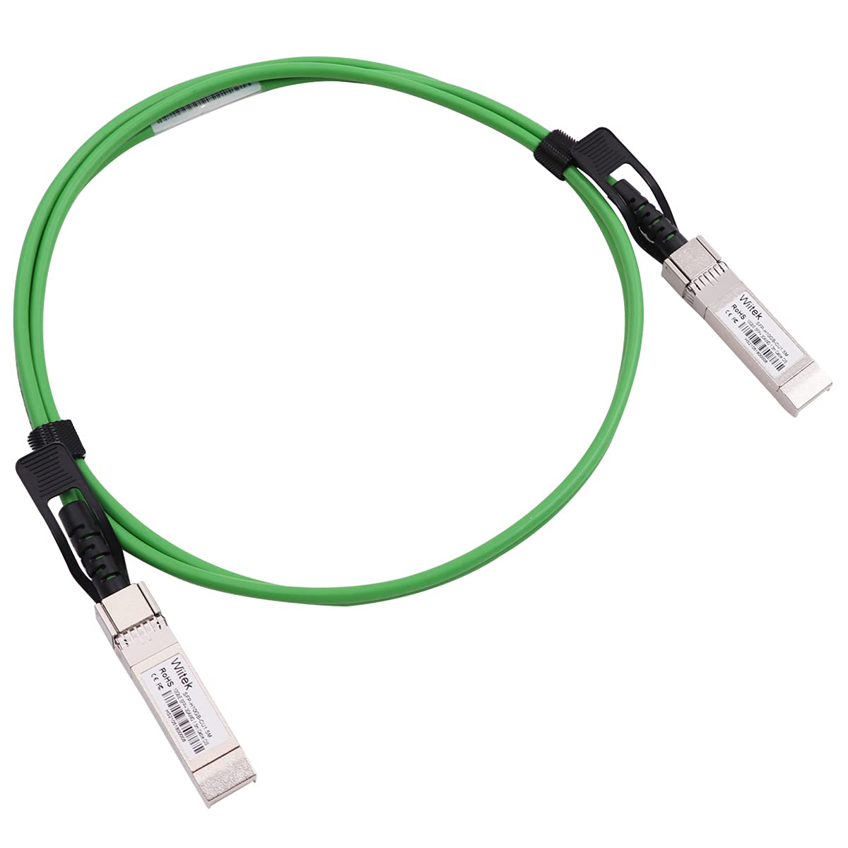 [Green Colored] 1.5m 10G SFP+ DAC Twinax Cable, 10Gbase-CU SFP+ Copper Cable, Compatible for Cisco SFP-H10GB-CU1.5M, Ubiquiti, Juniper, Mellanox, Mikrotik, Netgear, Supermicro, Open Source Switches (B096FM54CS) Amazon Price History, Amazon Price Tracker