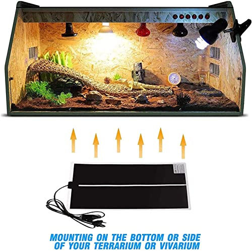 Alfombrilla eléctrica para reptiles 14W 28x28 cm miniatura 2