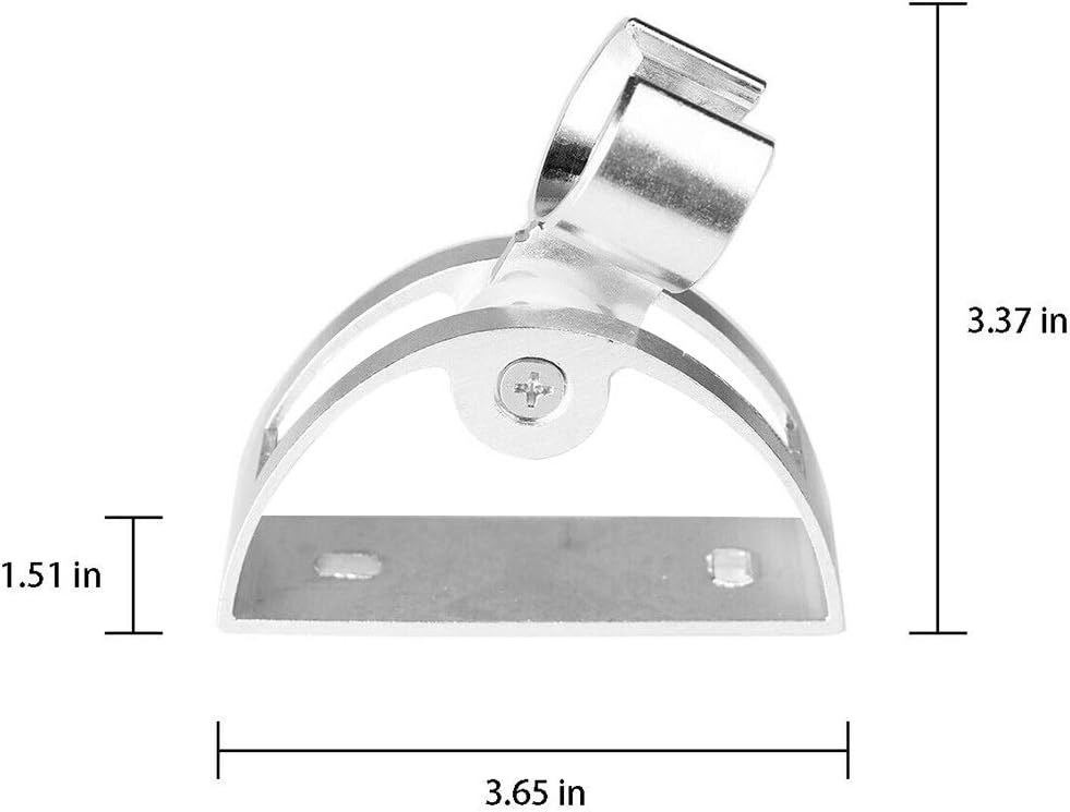 Home Bathroom Aluminium Wall Mounted Shower Sprayer Head Holder Fixing Bracket