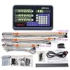 DRO 3 Axis Digital Readout Display +3pc Glass Linear Scale for CNC Mill Lathe Machine (150+200+300)