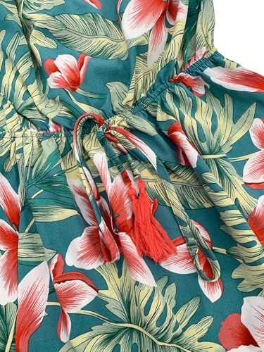 Image of Women's Ruffle Floral Maxi Summer Casual Dress Off Shoulder Wedding Guest Slit Hem Beach Prom Dresses