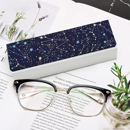 Étui à lunettes phosphorescent constellations de minuit style unique - 6