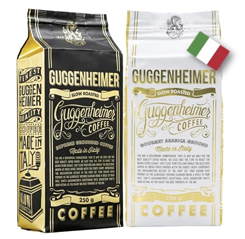 コーヒー好きの最高の贈り物。ついに日本で発売！ コーヒー粉 詰合せ 250g x 2 、スローロースト製法で酸味が少なく、ほど良い苦味。アイスコーヒーにもおすすめ。の商品画像（Amazon）