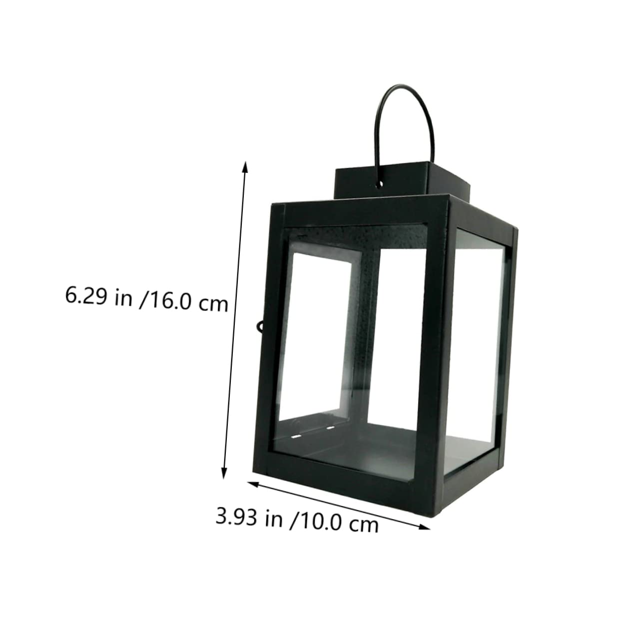 VICASKY 1pezzi Portacandele Decorativo Stile Retrò Luce Vento Portacandele Appendere Materiale Di Resistente Per Uso Duraturo Adatto Decorazione Interna Ed Esterna