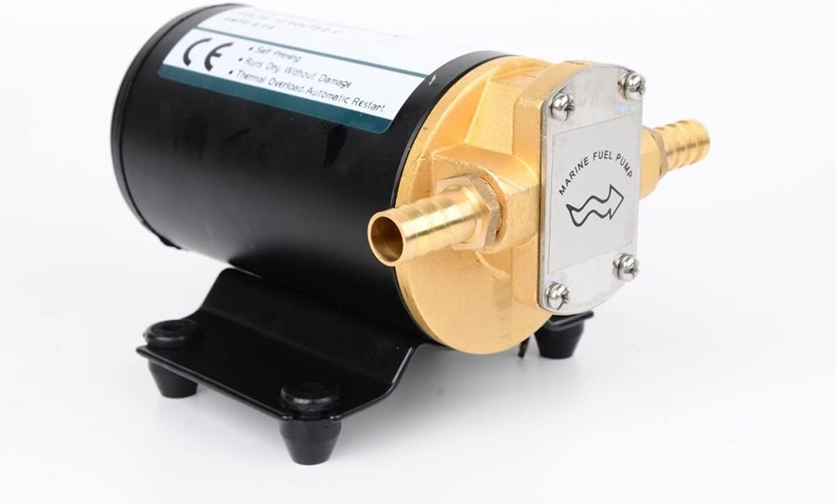 ZTBH Stainless Steel Booster Pump Lawn Jet Pumps Diesel Pump, 12v 24v 14l/Min Self-Priming Pump, Large Flow Dc Gear Oil Pump for Home Garden Water Transport Irrigation (Color : 12V)